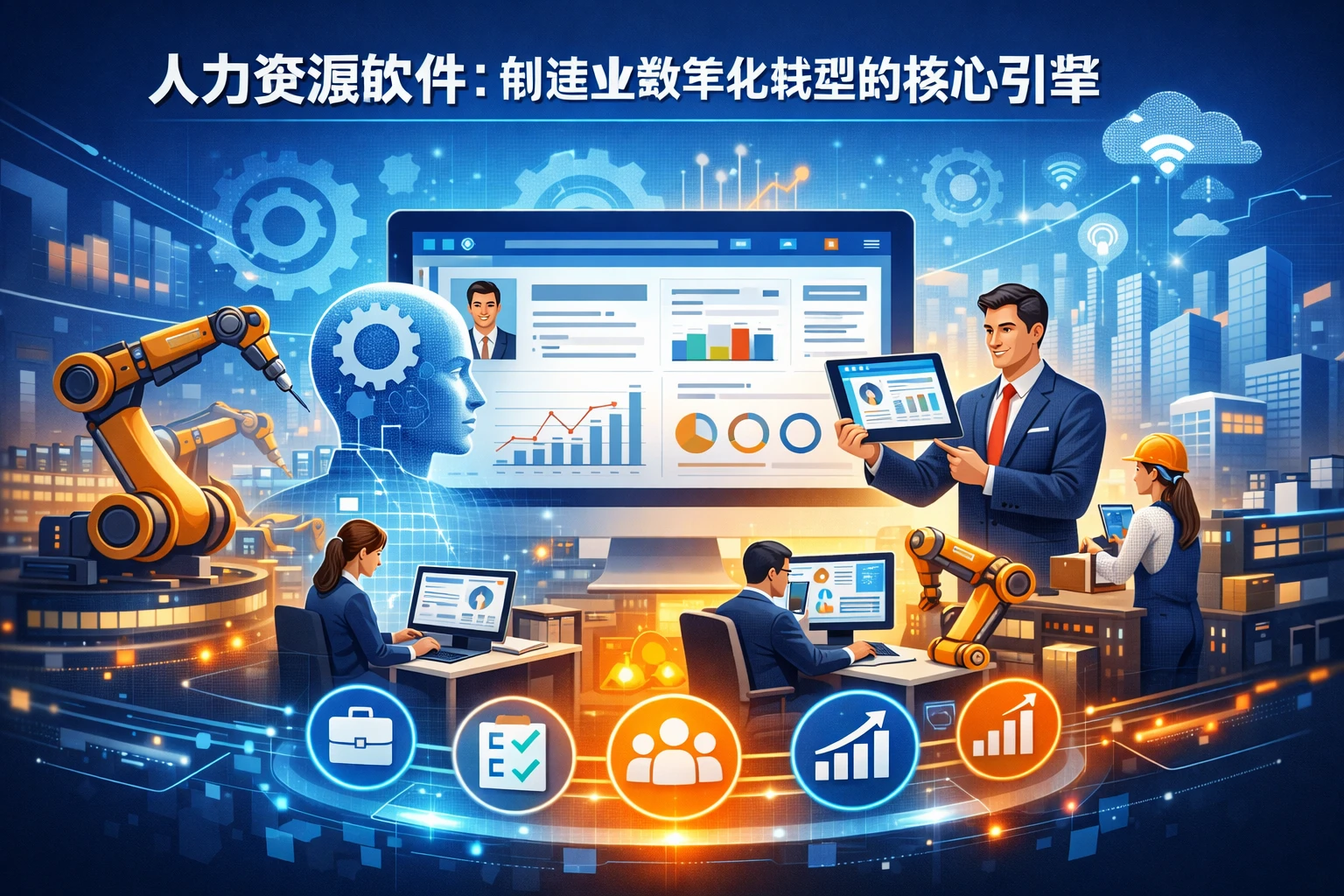 人力资源软件：制造业数字化转型的核心引擎