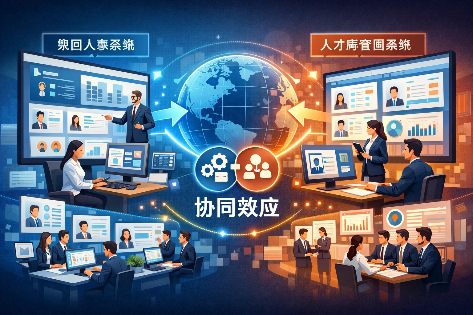 集团型人事系统与人才库管理系统的协同效应