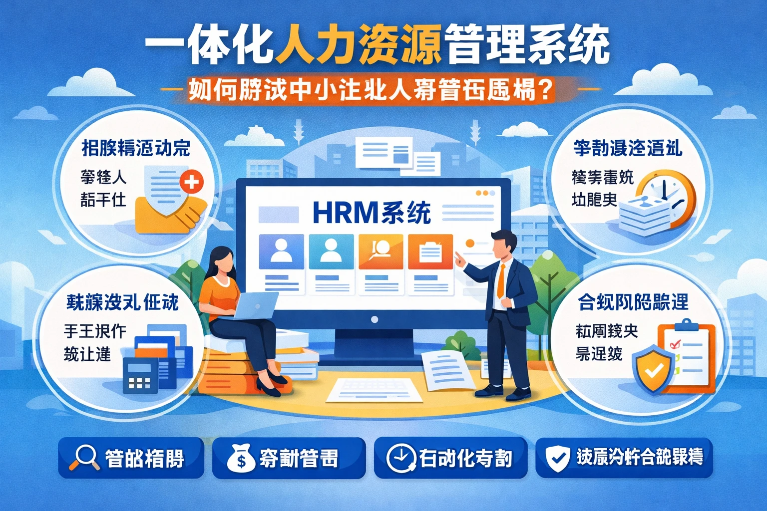 一体化人力资源管理系统如何解决中小企业人事管理困境