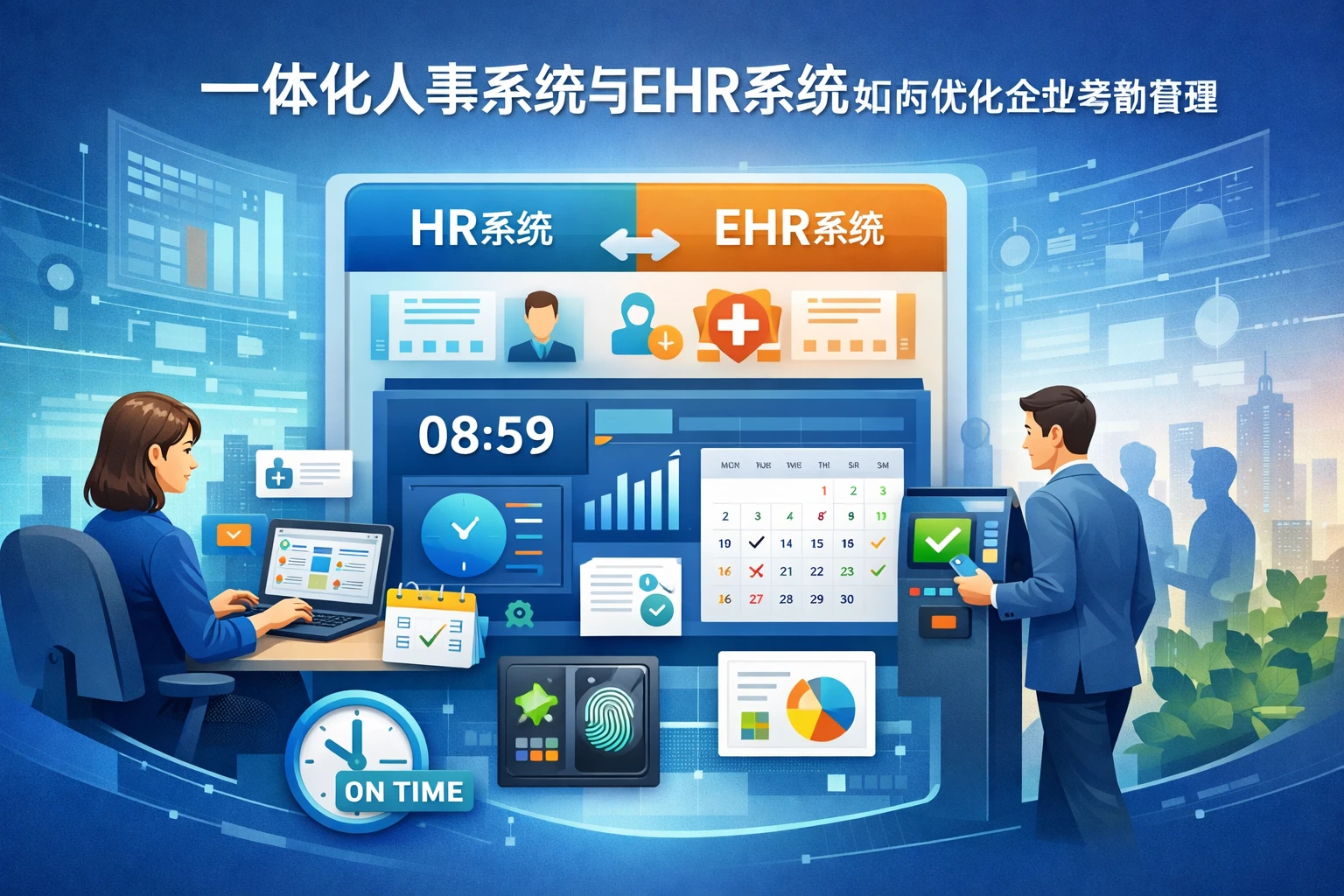 一体化人事系统与EHR系统如何优化企业考勤管理