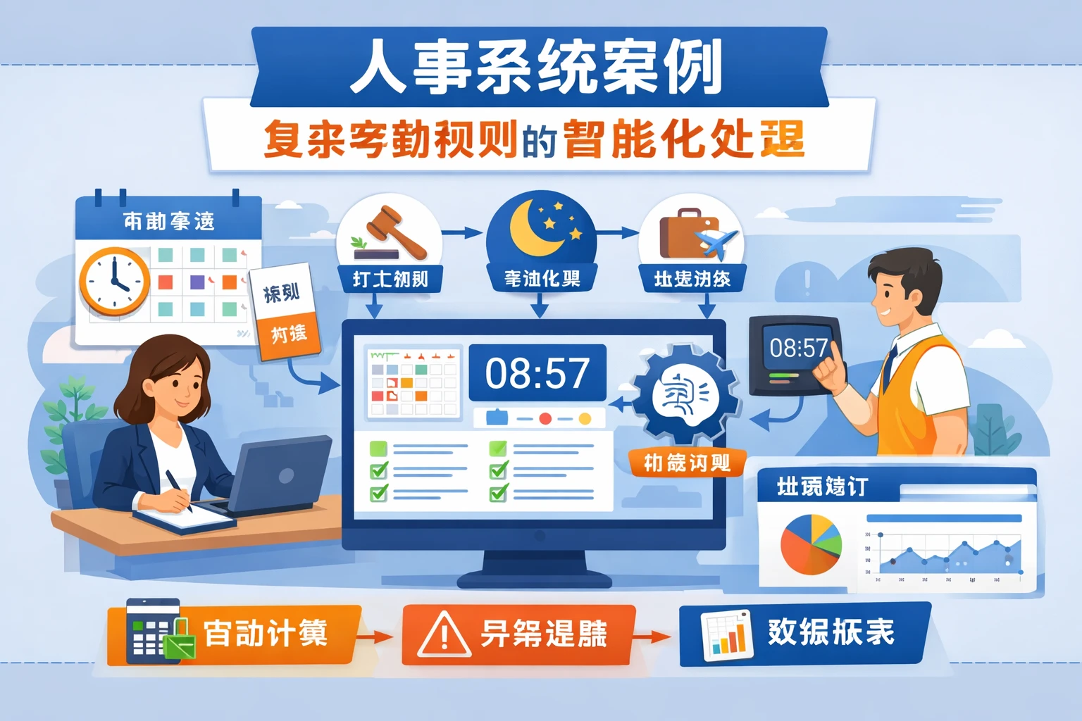 人事系统案例:复杂考勤规则的智能化处理