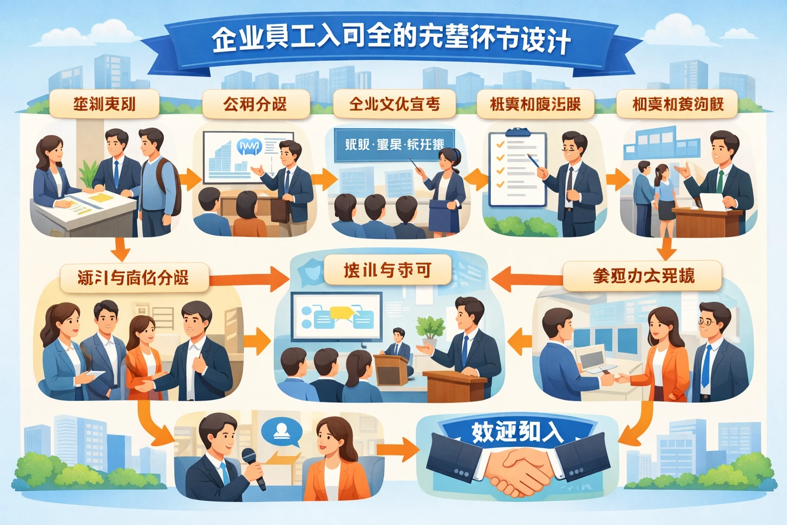 企业员工入司会的完整环节设计