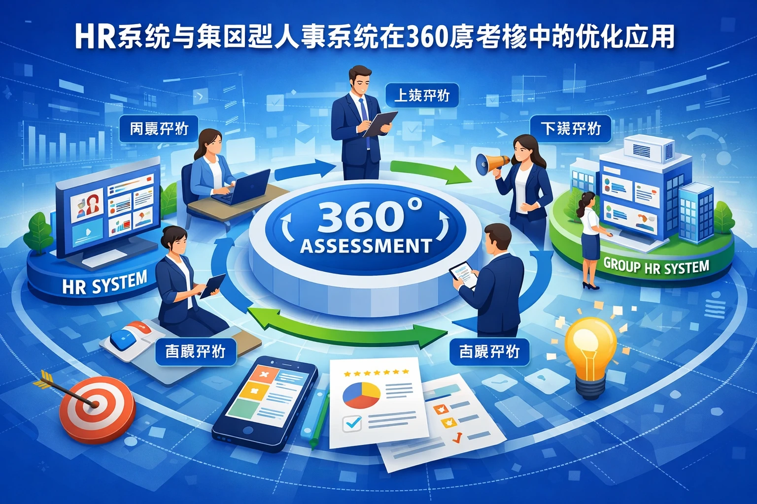 HR系统与集团型人事系统在360度考核中的优化应用