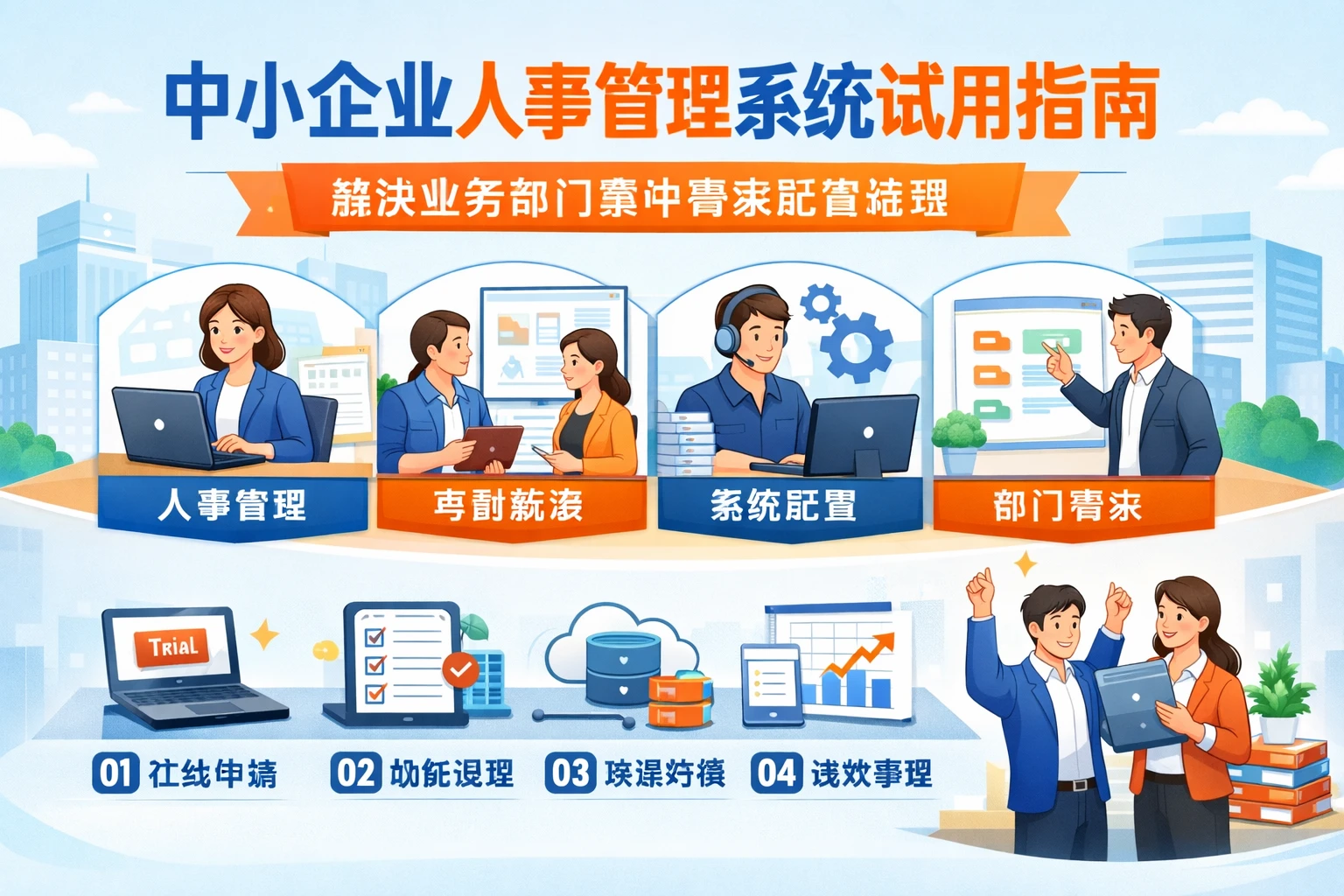 中小企业人事管理系统试用指南：解决业务部门集中需求配置难题