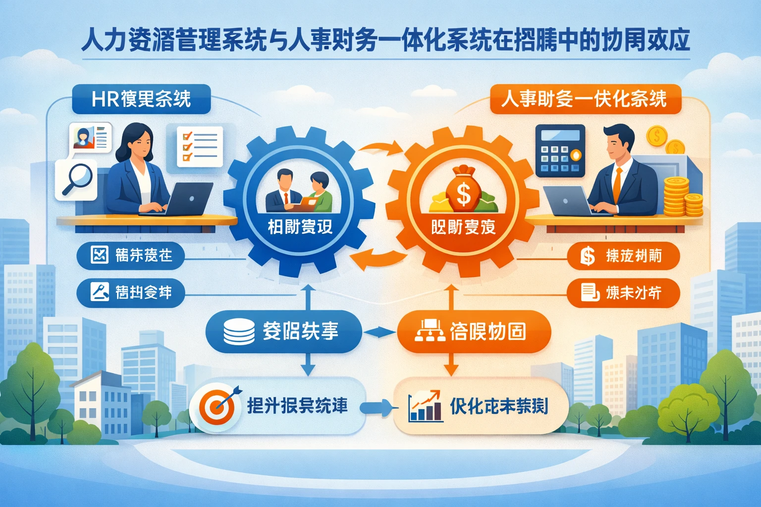 人力资源管理系统与人事财务一体化系统在招聘中的协同效应