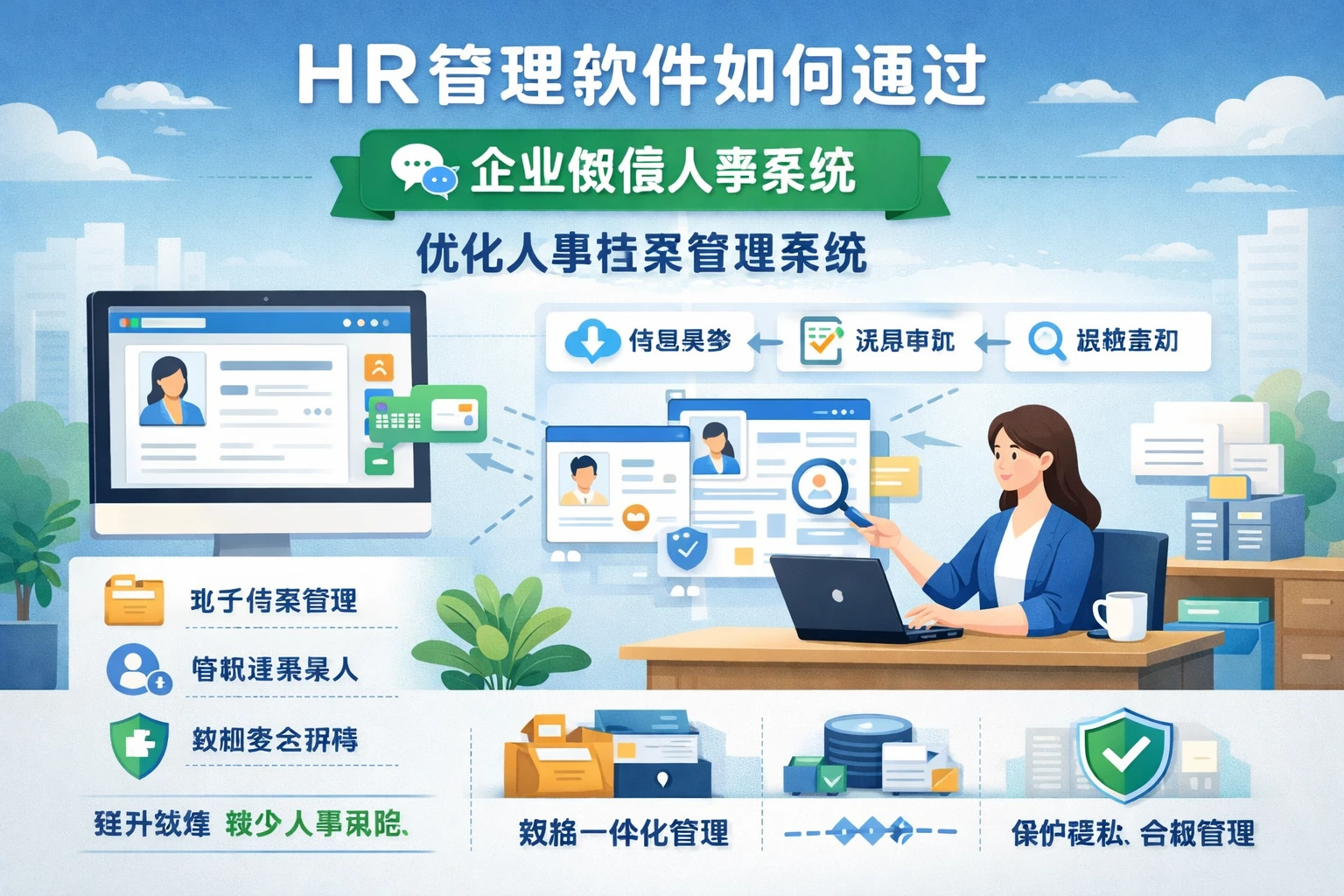 HR管理软件如何通过企业微信人事系统优化人事档案管理系统