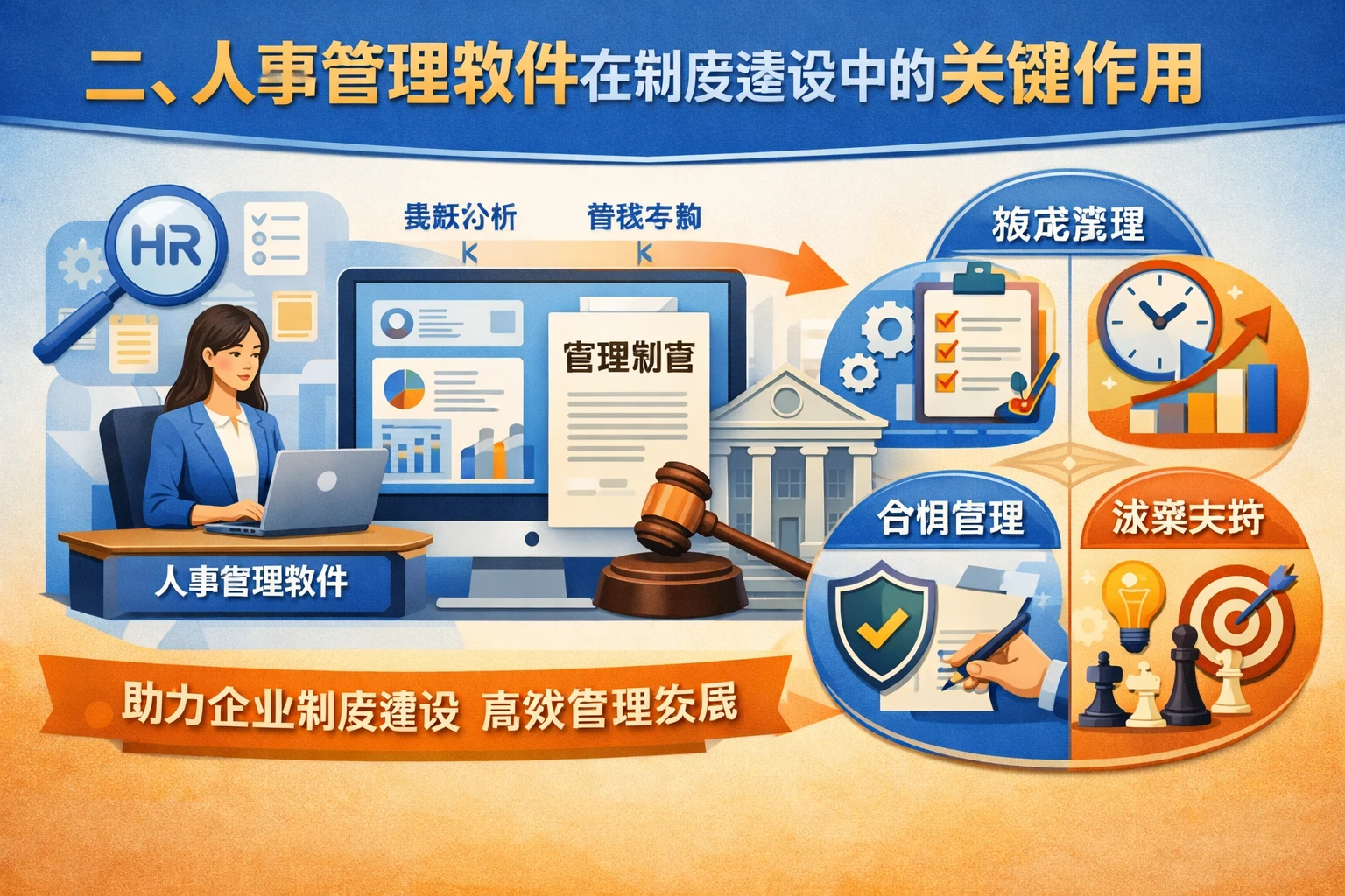 二、人事管理软件在制度建设中的关键作用