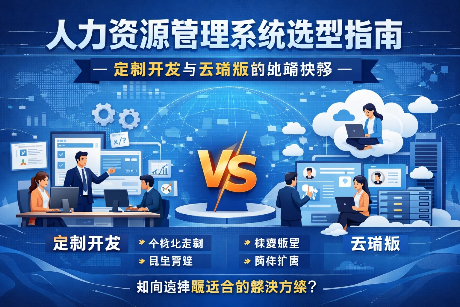 人力资源管理系统选型指南：定制开发与云端版的战略抉择