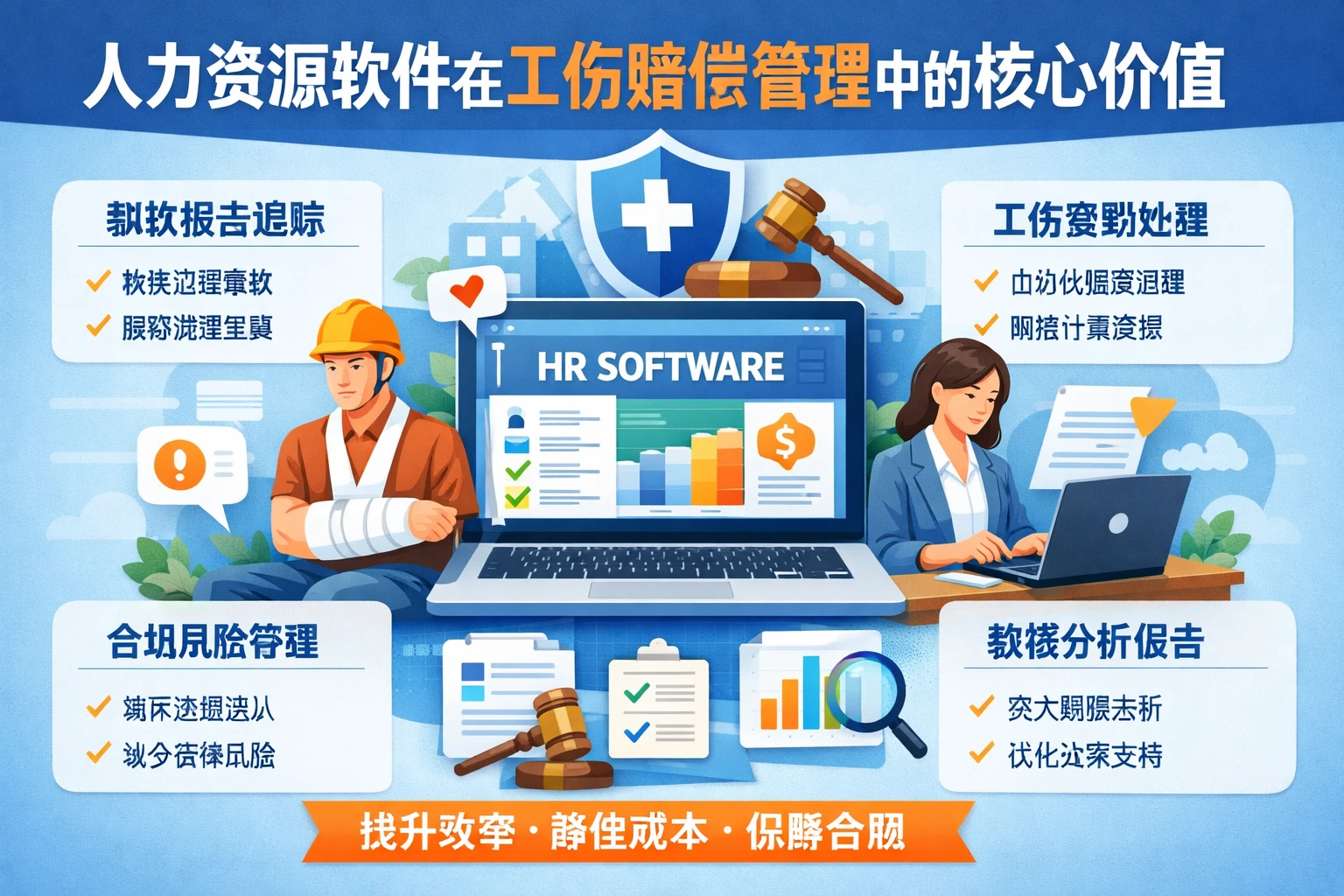 人力资源软件在工伤赔偿管理中的核心价值
