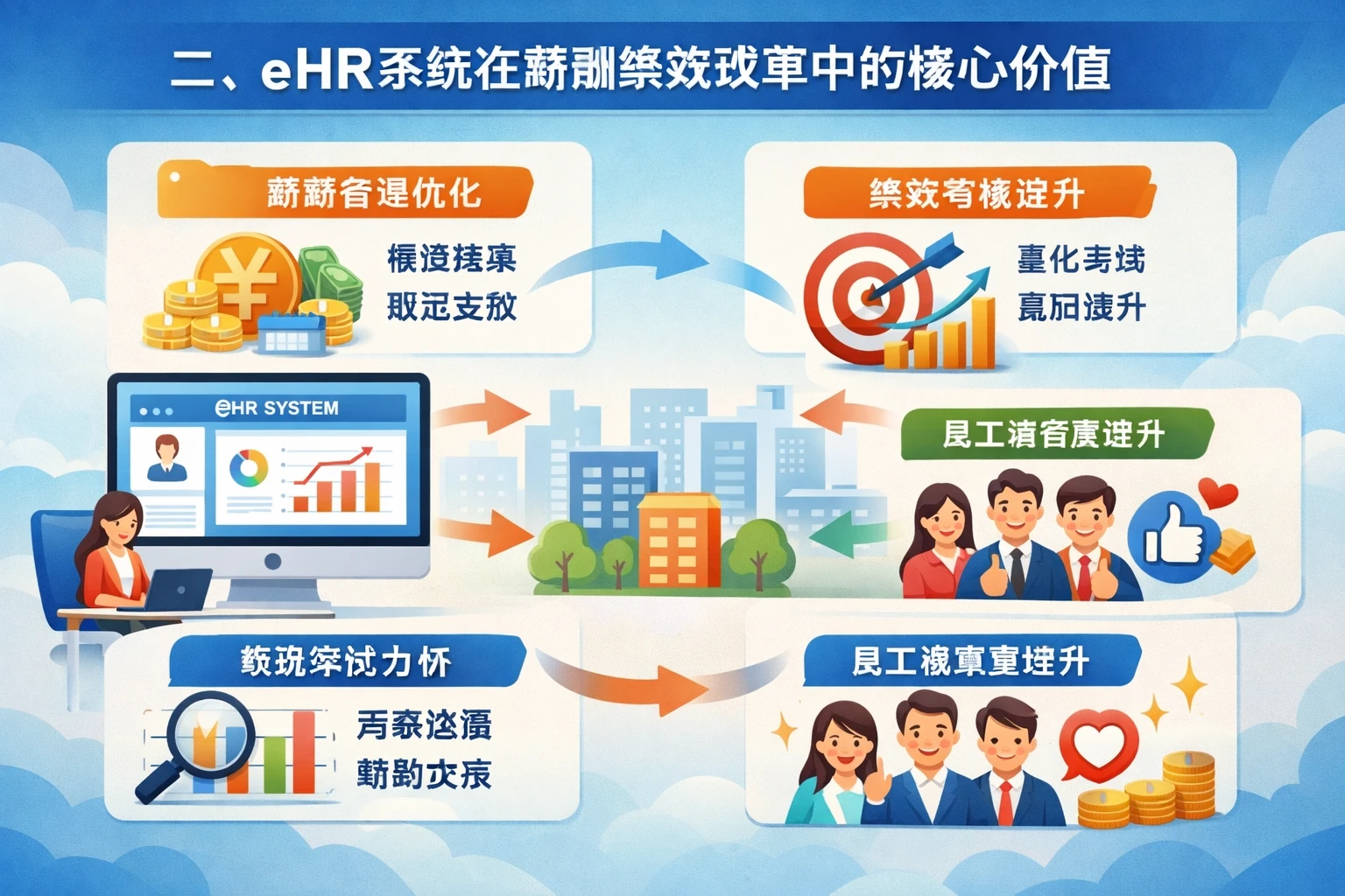 二、eHR系统在薪酬绩效改革中的核心价值