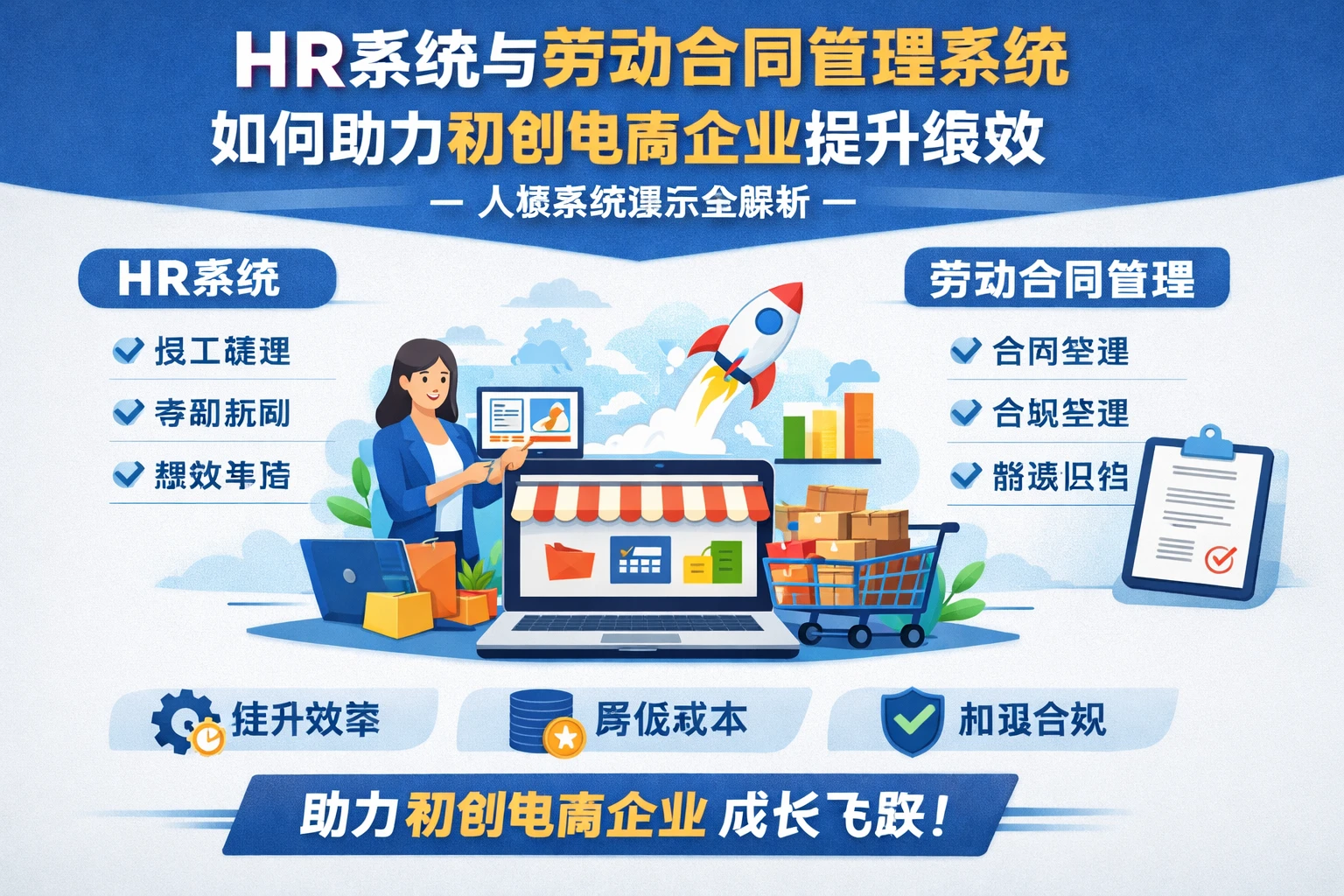 HR系统与劳动合同管理系统如何助力初创电商企业提升绩效——人事系统演示全解析