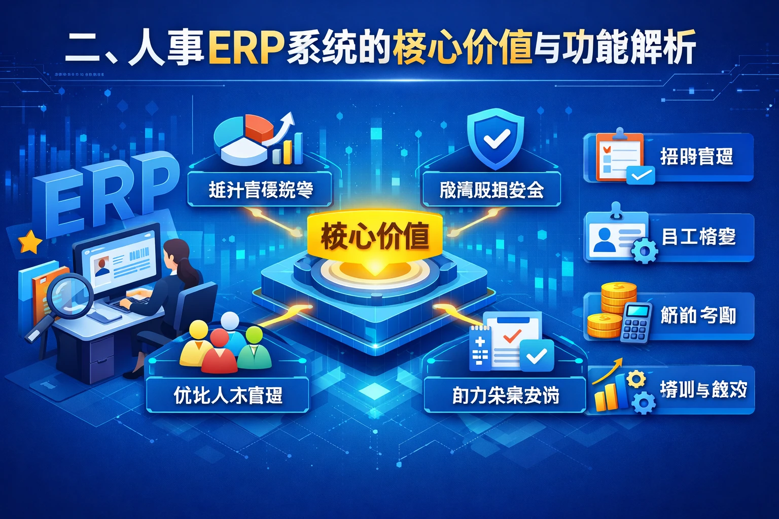 二、人事ERP系统的核心价值与功能解析