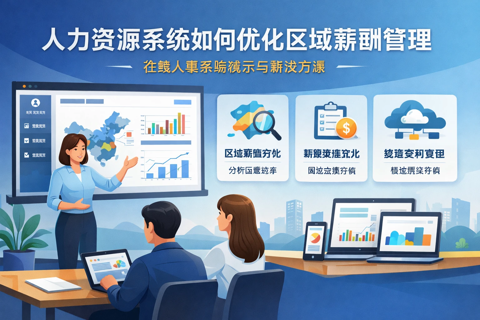 人力资源系统如何优化区域薪酬管理：在线人事系统演示与解决方案