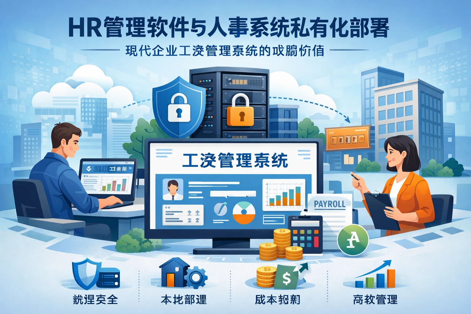 HR管理软件与人事系统私有化部署：现代企业工资管理系统的战略价值