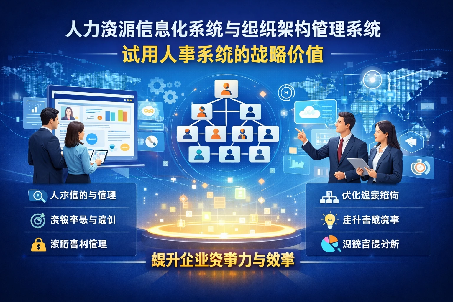 人力资源信息化系统与组织架构管理系统：试用人事系统的战略价值