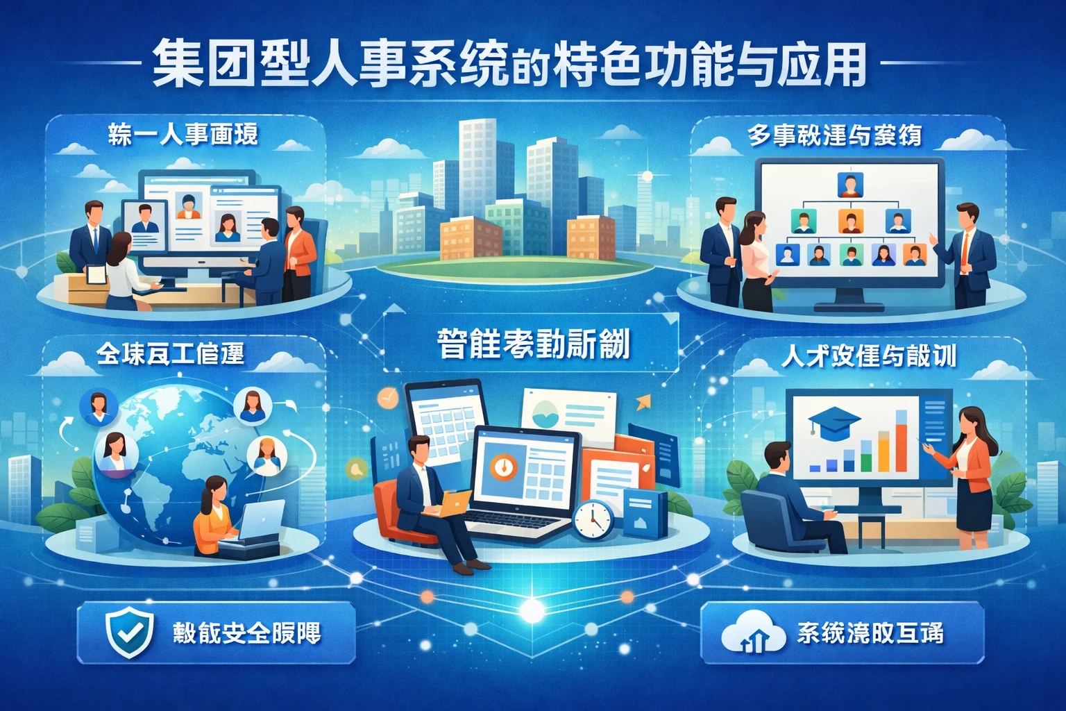 集团型人事系统的特色功能与应用