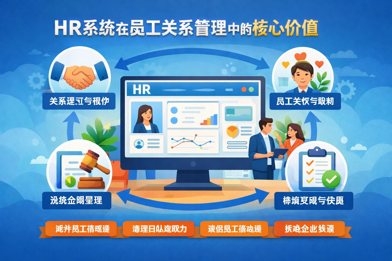 HR系统在员工关系管理中的核心价值