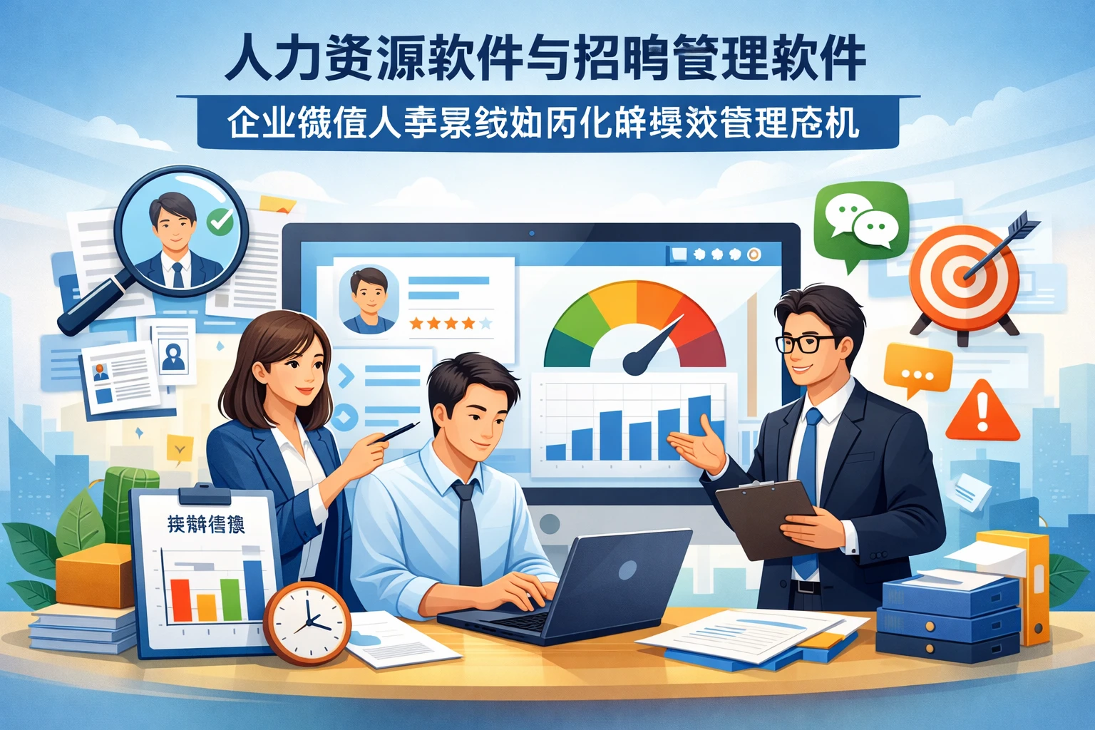 人力资源软件与招聘管理软件：企业微信人事系统如何化解绩效管理危机