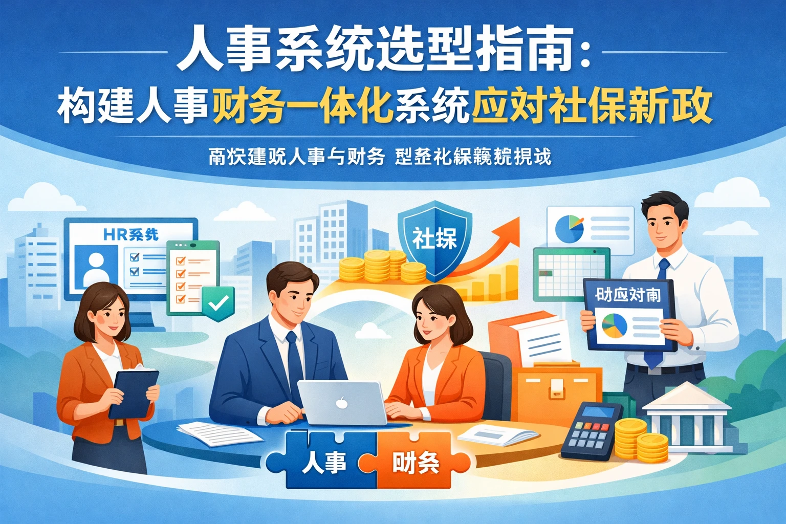 人事系统选型指南：构建人事财务一体化系统应对社保新政