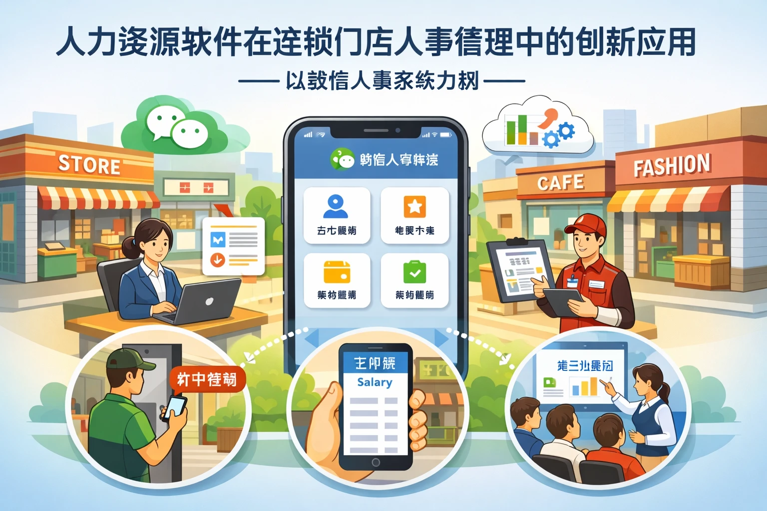 人力资源软件在连锁门店人事管理中的创新应用——以微信人事系统为例