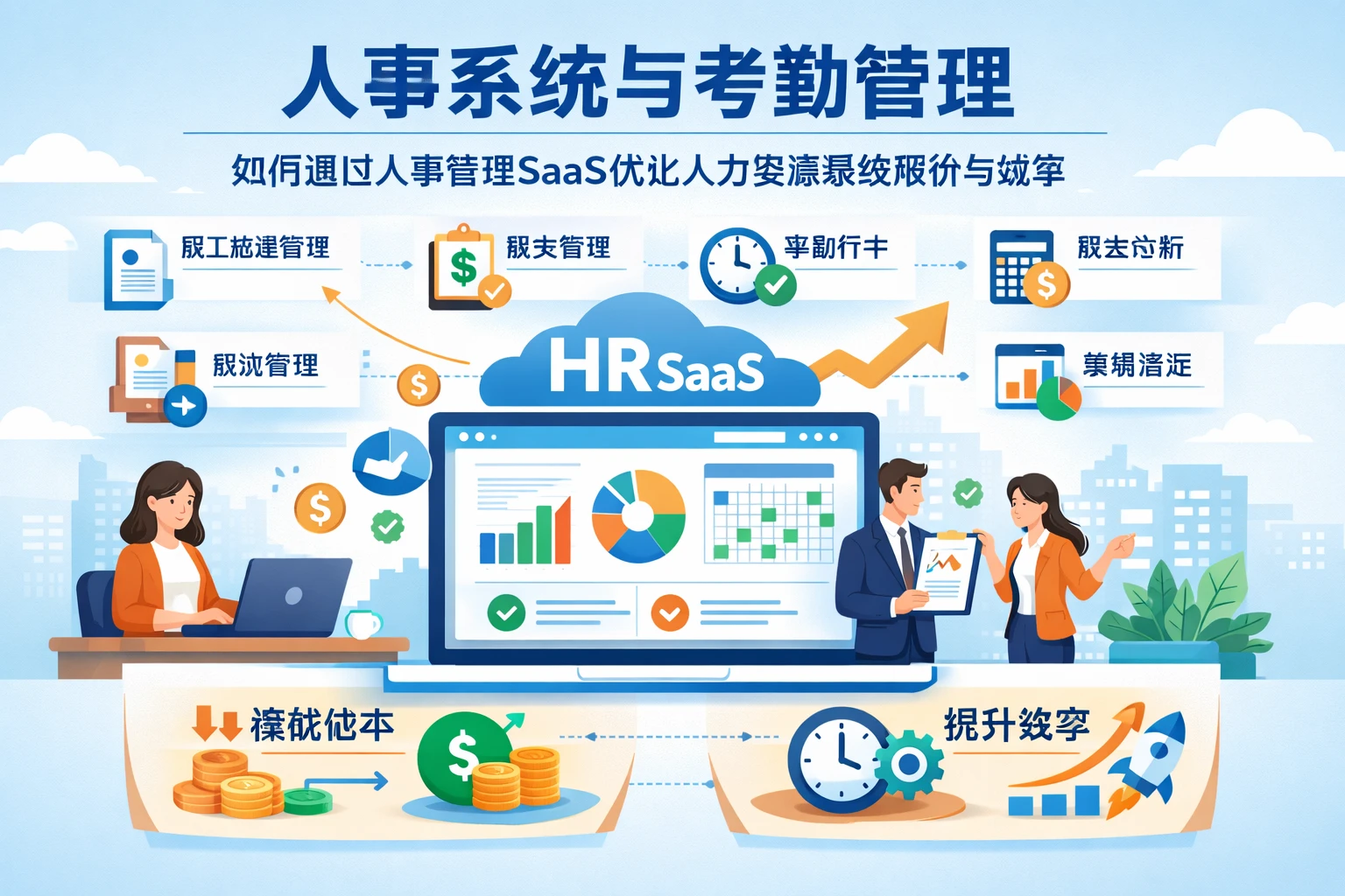 人事系统与考勤管理：如何通过人事管理SaaS优化人力资源系统报价与效率