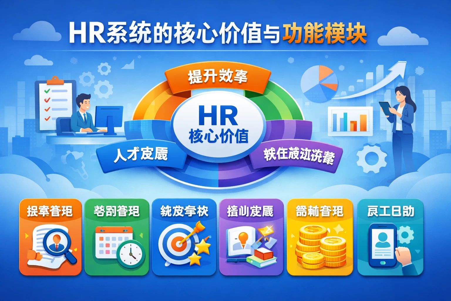 HR系统的核心价值与功能模块