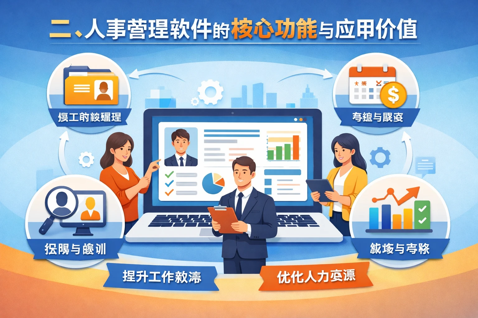 二、人事管理软件的核心功能与应用价值