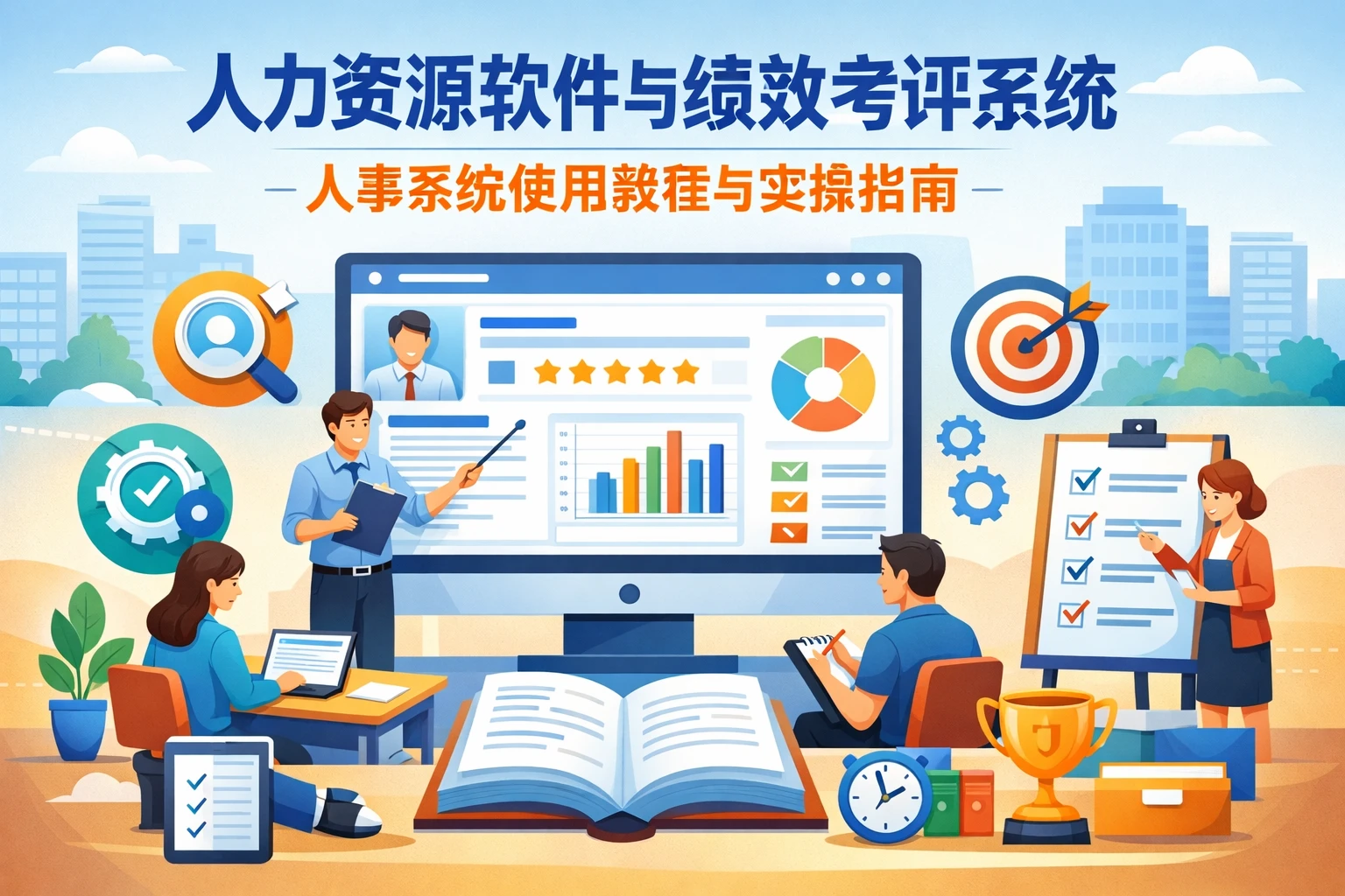 人力资源软件与绩效考评系统：人事系统使用教程与实操指南