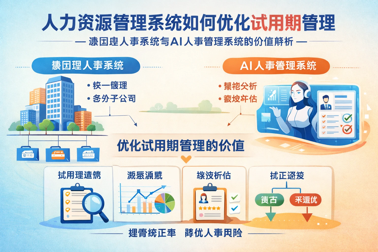人力资源管理系统如何优化试用期管理——集团型人事系统与AI人事管理系统的价值解析