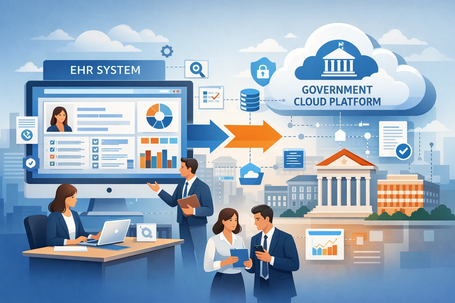 现代企业人事管理系统：EHR系统与政府云端平台的整合应用