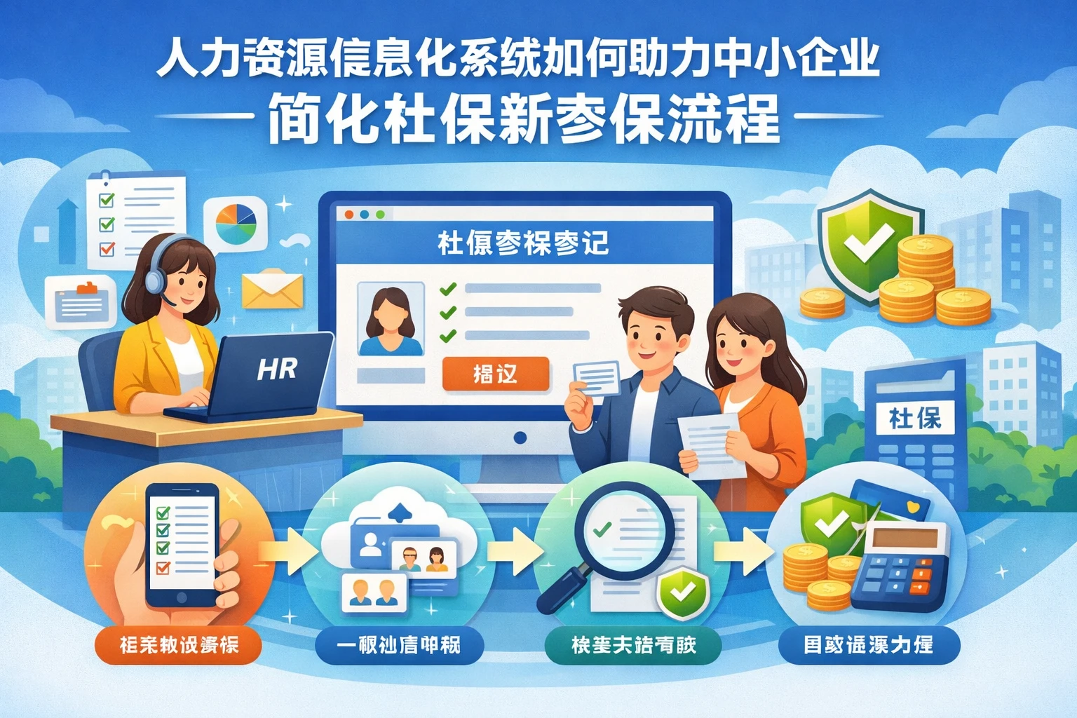 人力资源信息化系统如何助力中小企业简化社保新参保流程