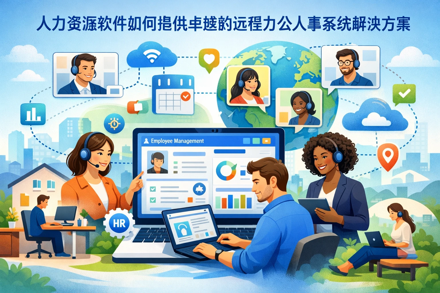 人力资源软件如何提供卓越的远程办公人事系统解决方案