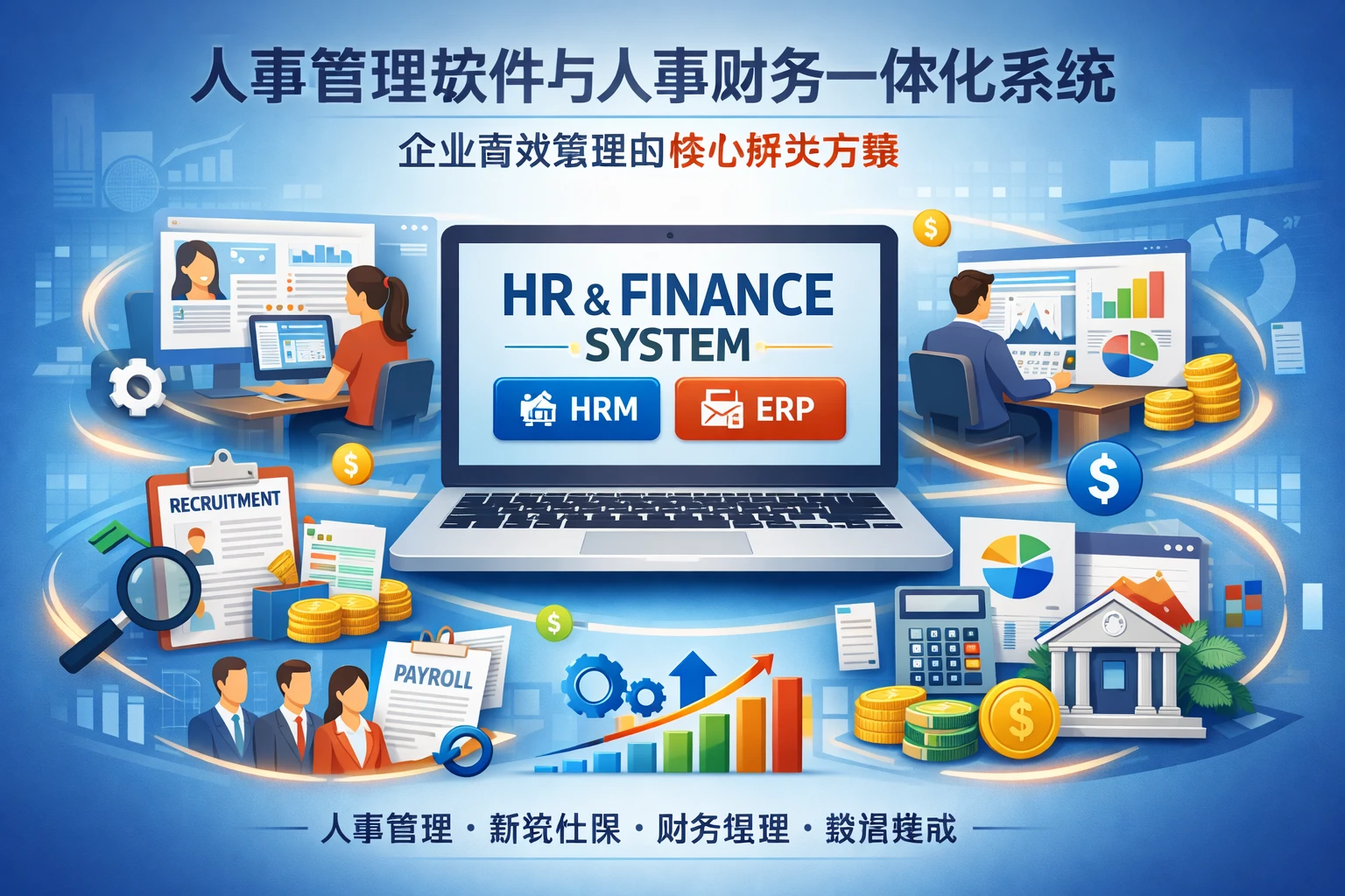 人事管理软件与人事财务一体化系统：企业高效管理的核心解决方案