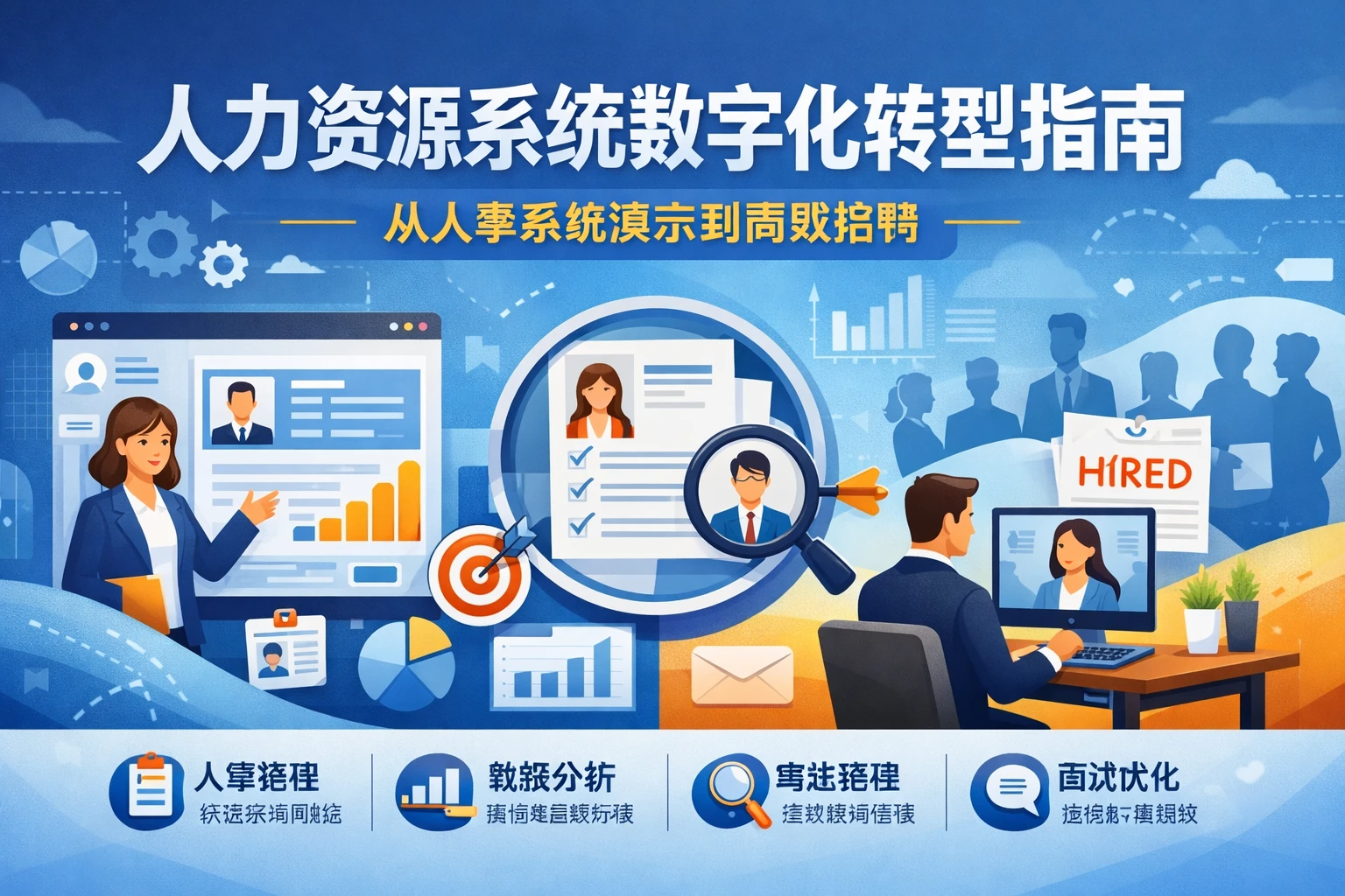 人力资源系统数字化转型指南：从人事系统演示到高效招聘