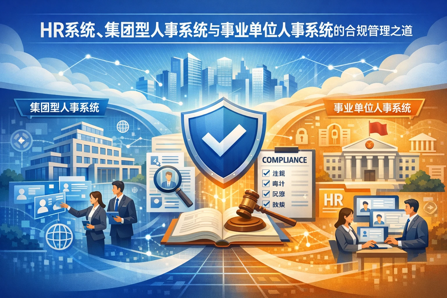 HR系统、集团型人事系统与事业单位人事系统的合规管理之道