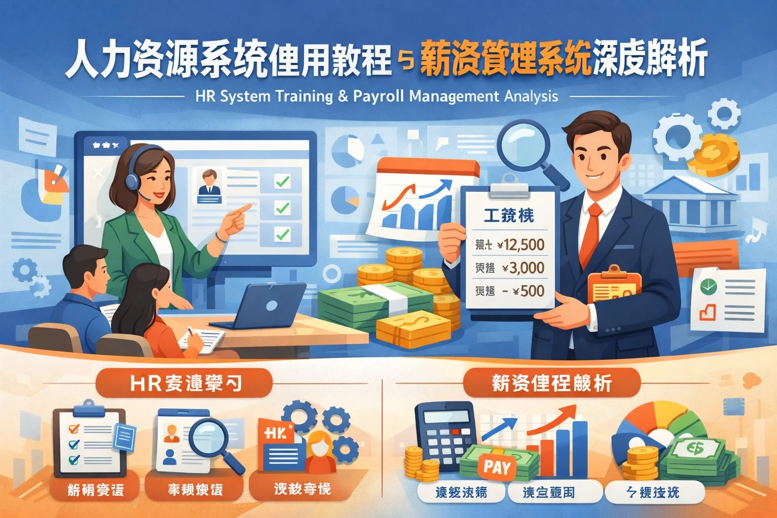 人力资源系统使用教程与薪资管理系统深度解析