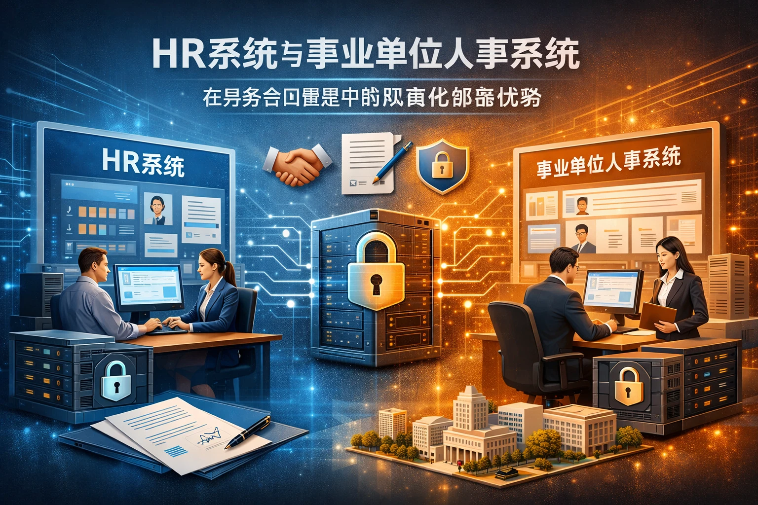 HR系统与事业单位人事系统在劳务合同管理中的私有化部署优势