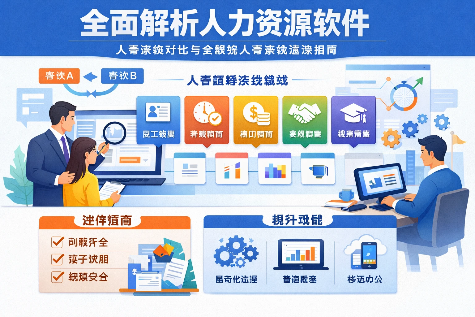 全面解析人力资源软件：人事系统对比与全模块人事系统选择指南