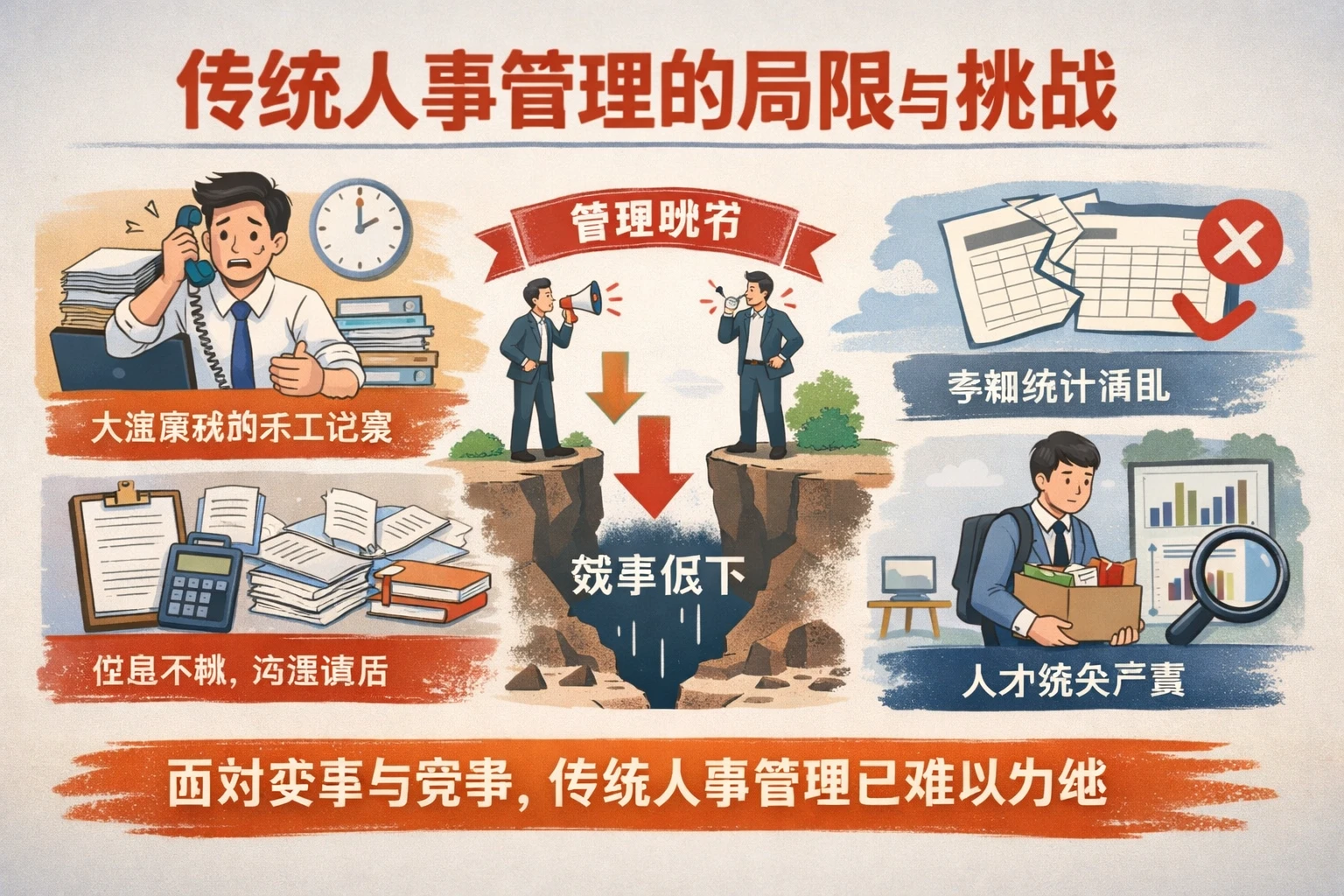 传统人事管理的局限与挑战