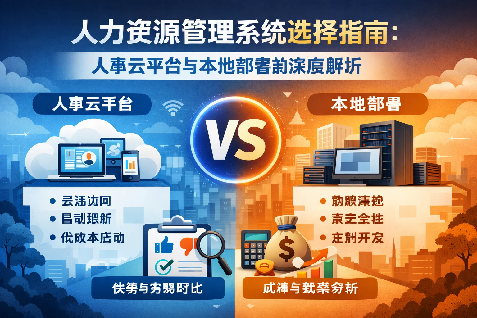 人力资源管理系统选择指南:人事云平台与本地部署的深度解析