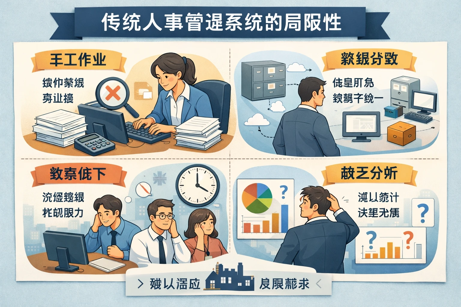 传统人事管理系统的局限性