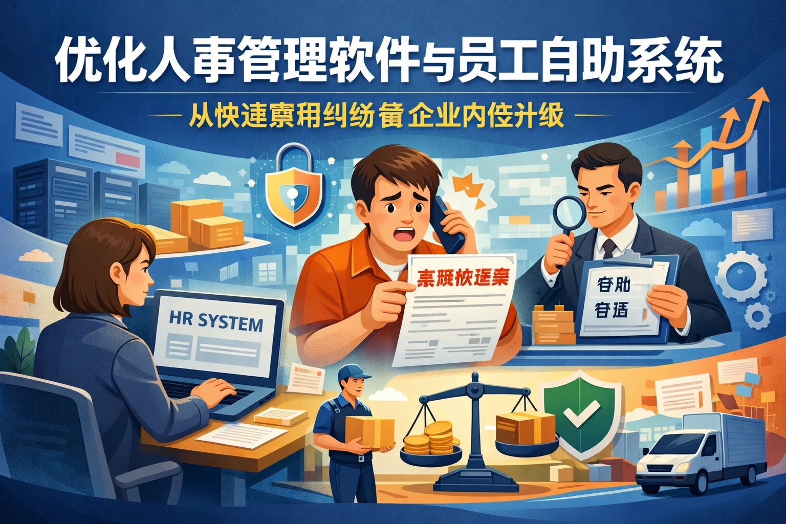 优化人事管理软件与员工自助系统：从快递费用纠纷看企业内控升级