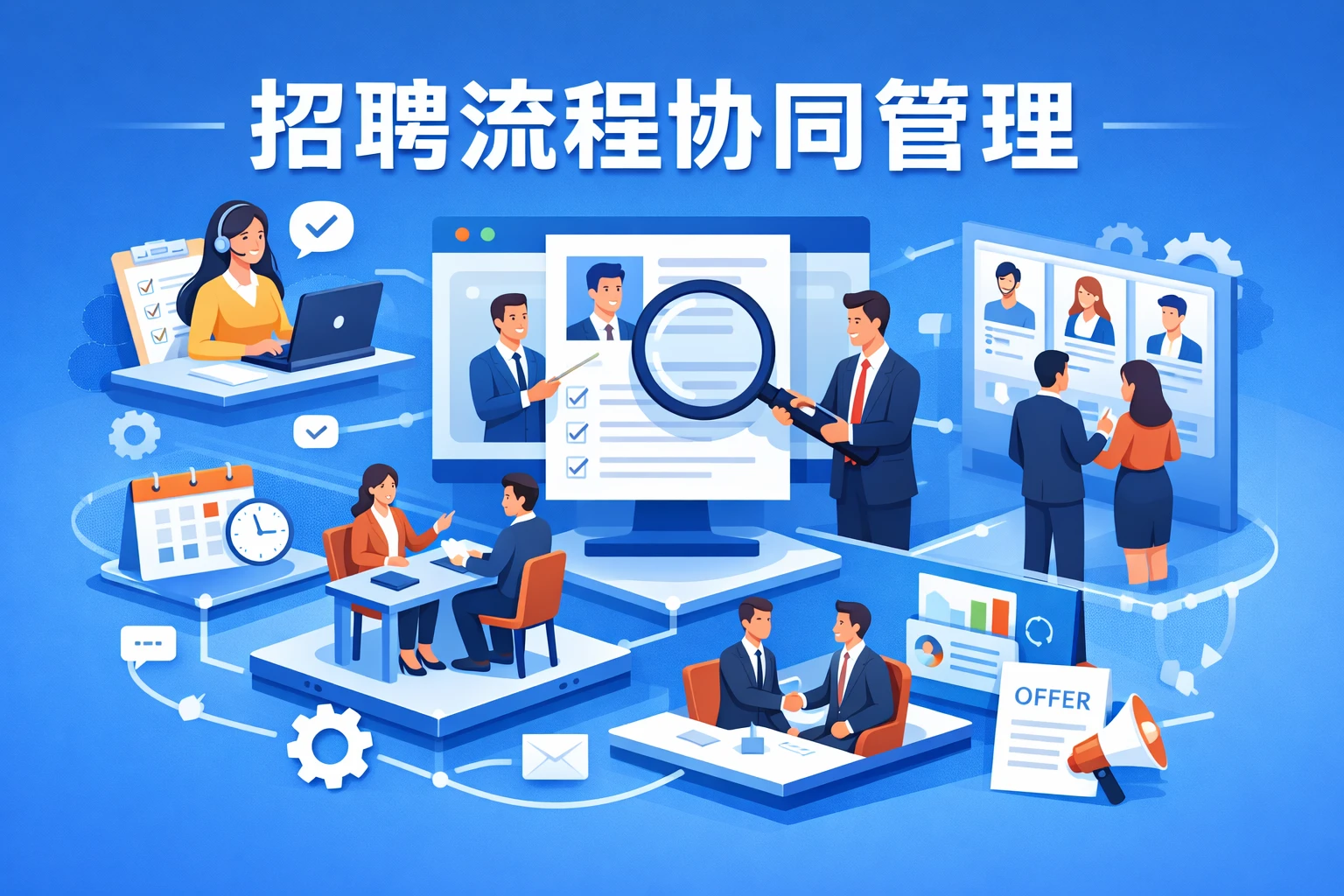 招聘流程协同管理