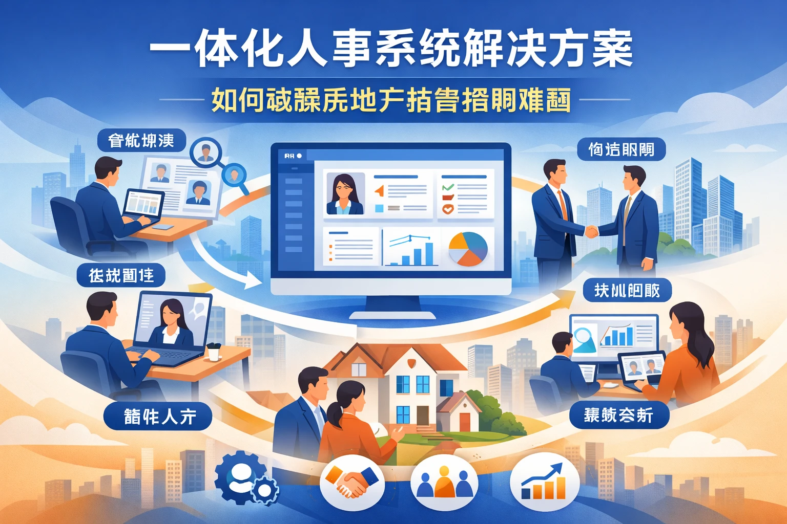 一体化人事系统解决方案如何破解房地产销售招聘难题
