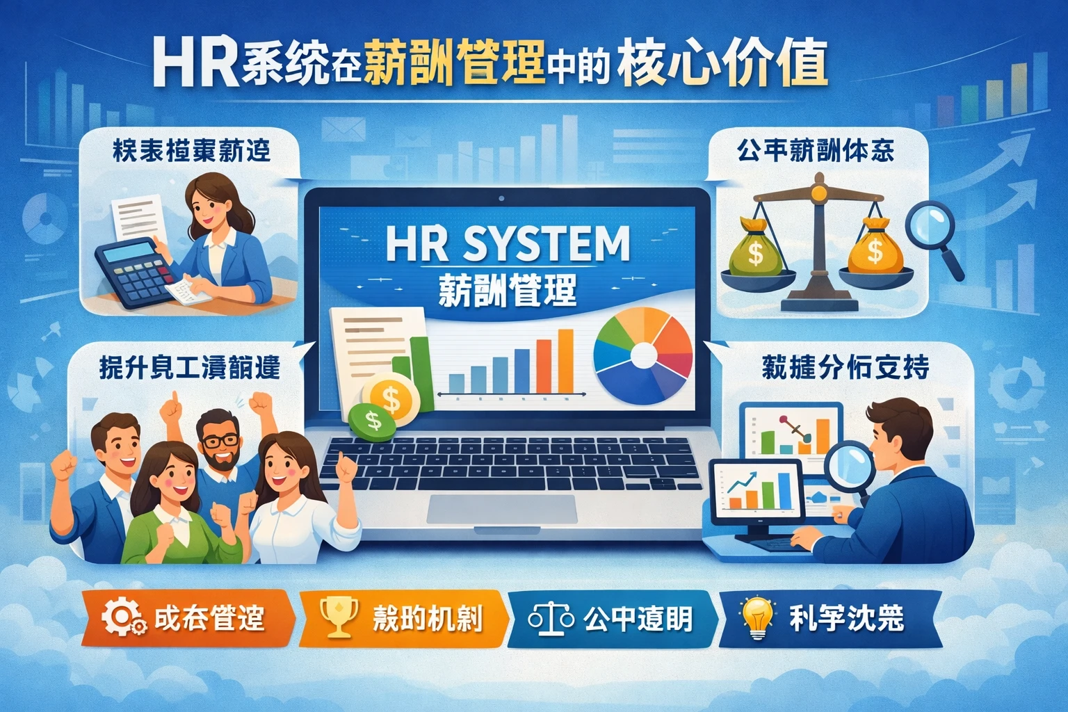 HR系统在薪酬管理中的核心价值