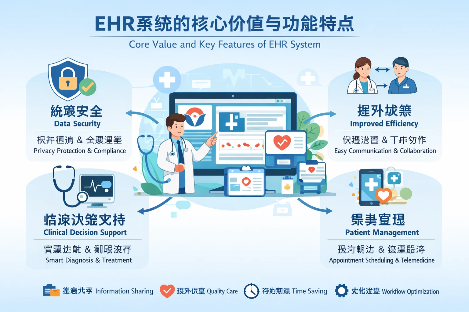 EHR系统的核心价值与功能特点