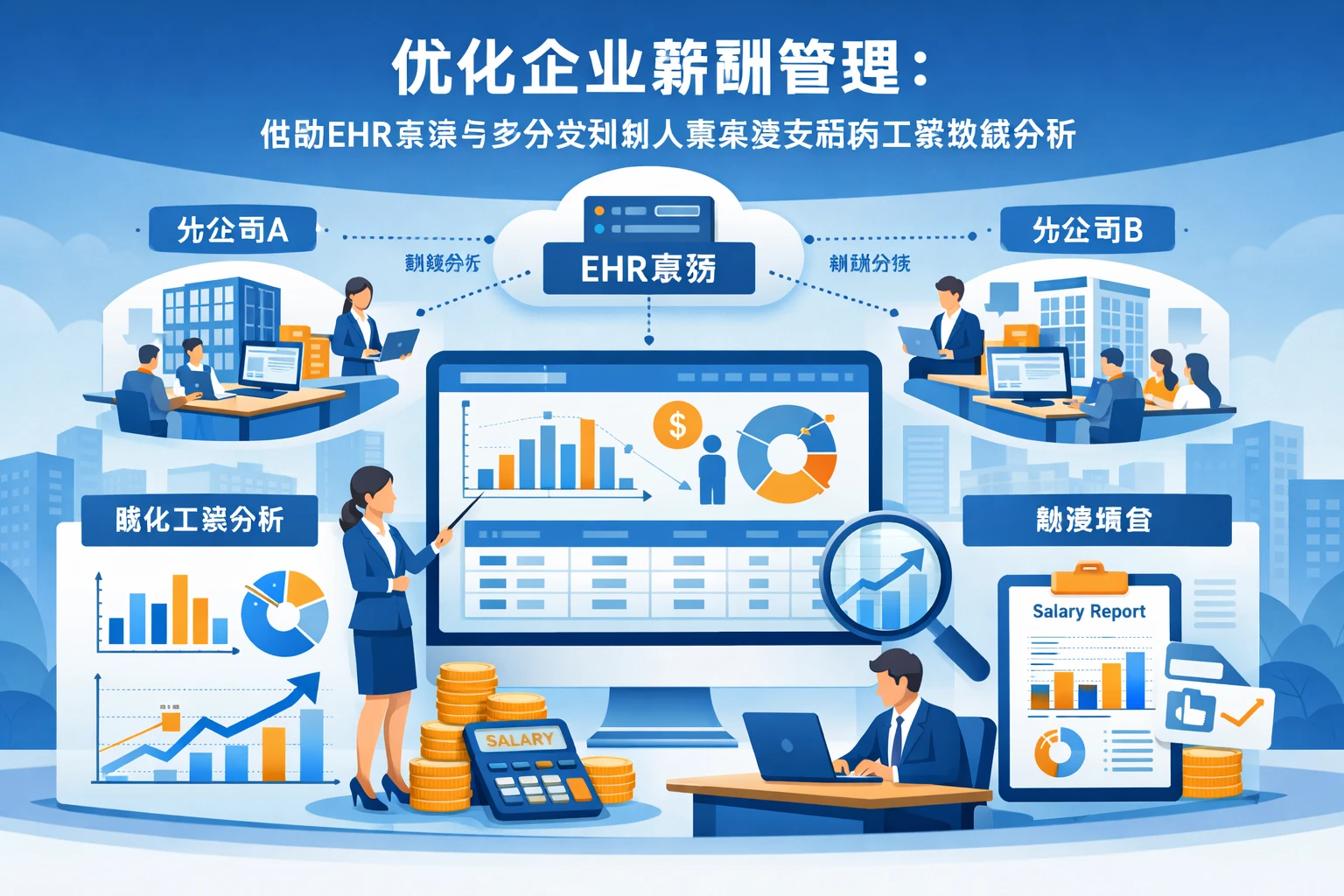 优化企业薪酬管理：借助ehr系统与多分支机构人事系统实现岗位工资数据分析