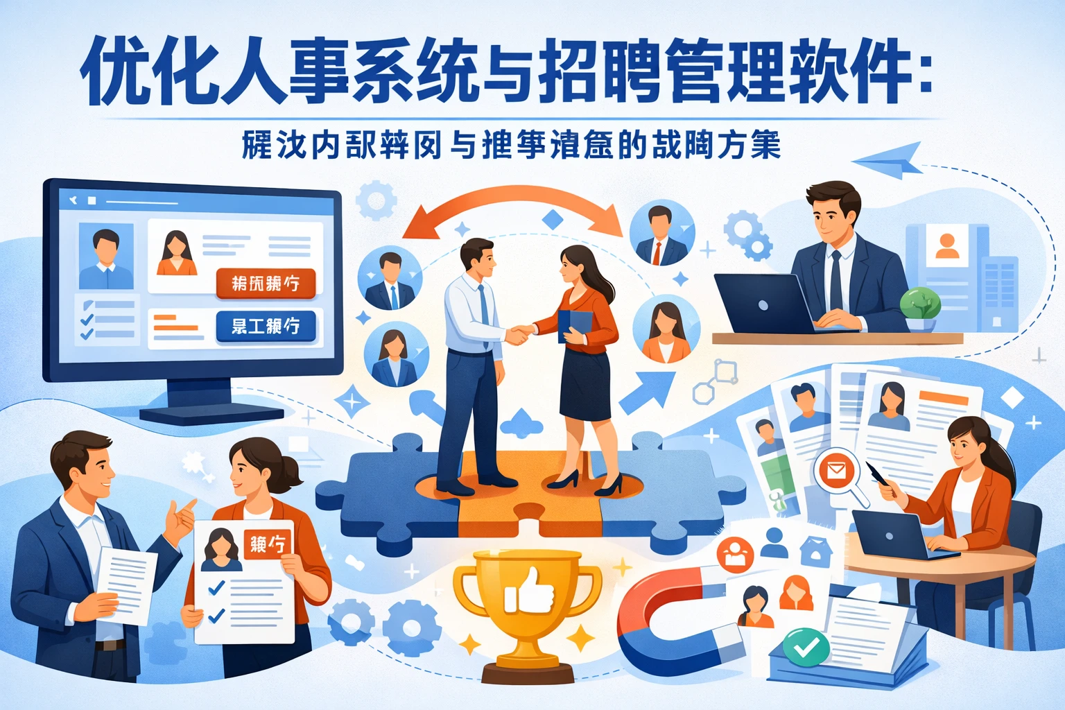 优化人事系统与招聘管理软件：解决内部转岗与推荐难题的战略方案