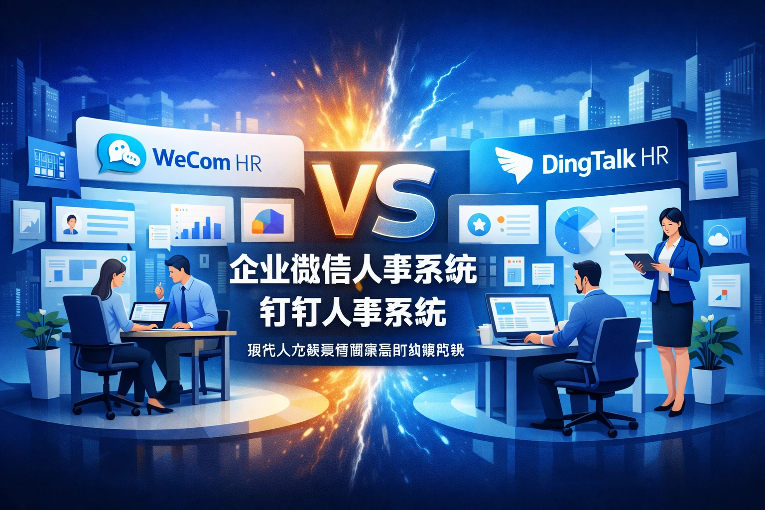 企业微信人事系统与钉钉人事系统:现代人力资源管理系统的双雄对决