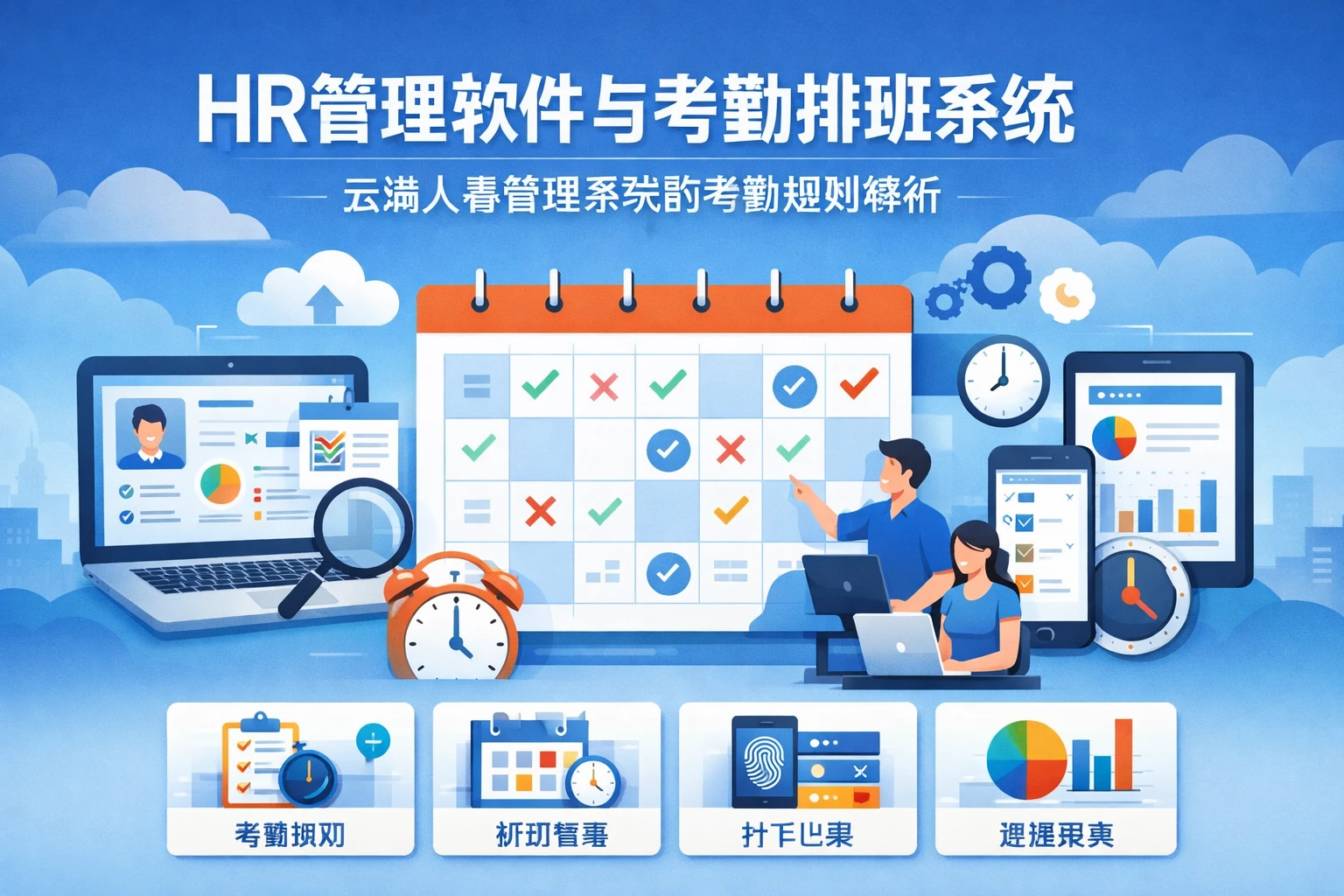 HR管理软件与考勤排班系统：云端人事管理系统的考勤规则解析